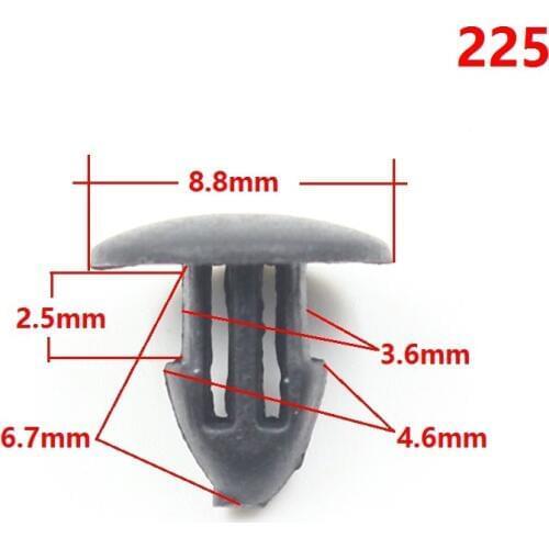 Automotive trim panel sealing rivets 4mm hole plastic sealing nail retainer fastener retaining clips