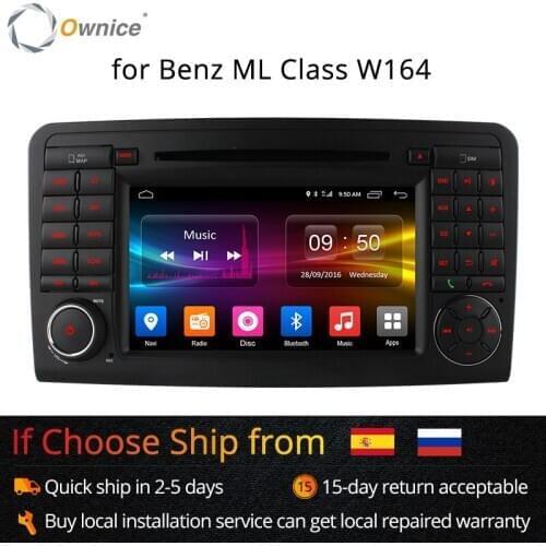 Ownice C500 Android 6.0 Octa Core 32G ROM Car DVD Player GPS For Mercedes GL ML CLASS W164 X164 ML350 ML450 GL320 GL450 4G LTE
