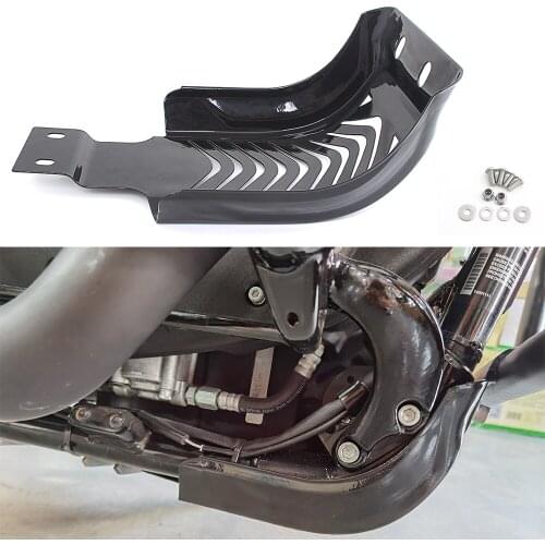 Black/Silver Motorcycle Skid Plate Engine Guard Chassis Protection Cover Accessories For Harley Sportster 883 1200 XL 48 72 NEW