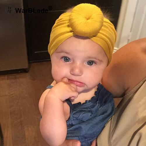 1 PCS Newborn Baby Hat Beanie Flower Bowknot Cap Boy Girls Hospital Cap Toddler Knit Hat Accessories Hospital Hat WarBLade