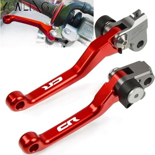 For HONDA CR80R CR85R CRF150R CR125R CR250R Motorbike Dirt Bike Pivot Handle Levers Motocross Folding Brake Clutch Lever