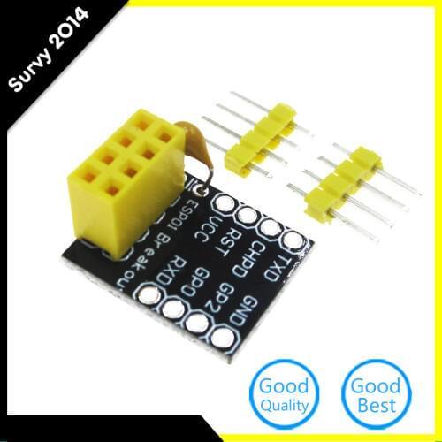 ESP8266 ESP-01 ESP-01S Breadboard Adapter PCB for Serial Wifi Transceiver Network Module diy electronics