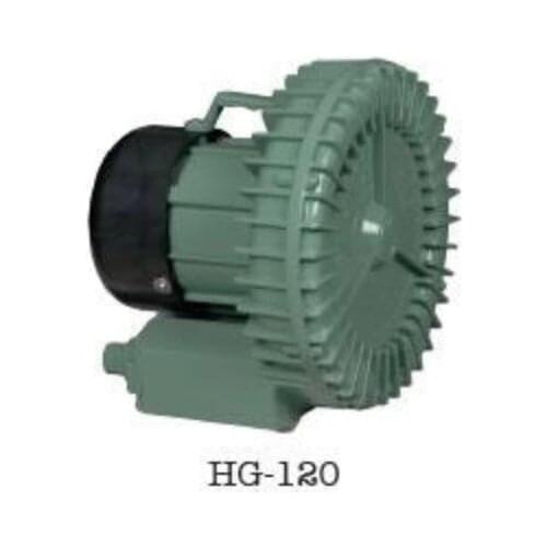 HG-120 Side Channel Air Blower Industrial Mini Vortex Blowers Double Stage Vacuum Pump