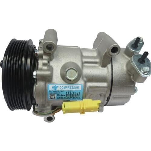 SD6V12 Car AC Compressor For Citroen Fiat Peugeot 206 307 9671456680 9655191580 9684480480 6453QH 9800822280 5215310145