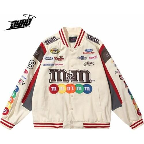 Men Hip Hop Bomber Jacket Harajuku Graffiti Gun Embroidery Fleece Varsity Jackets 2021 Winter Streetwear Baseball Coats Unisex