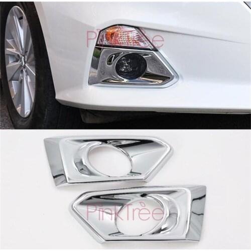 For Nissan Altima 2019 2020 Chrome Front Fog Light Lamp Cover Trim Car Exterior Accessories