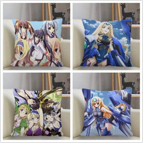 Musife Custom Infinite Stratos Pillowcase Sofa Decorative Cushion Cover Pillowcase Home Decor Decoration Pillowcase