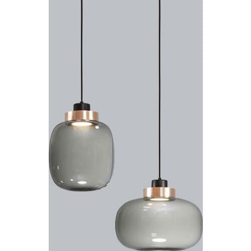 Nordic designer glass bedroom bedside small chandelier minimalist modern restaurant bar desk creative decorative chandelier