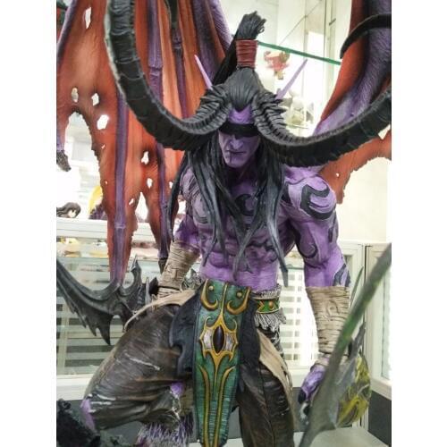 Limited Figurine Large size 60cm WOW Illidan gk resin statue figure collection model Original box best gift