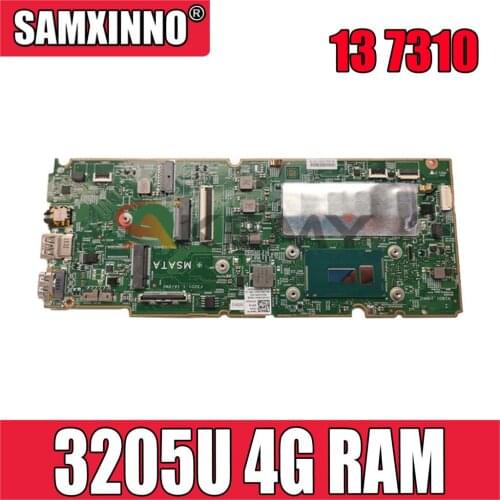 Original Laptop motherboard For DELL Chromebook 13 7310 Core 3205U 4G RAM Mainboard CN-0RFG90 0RFG90 4PD04F010001-MB 14271-1