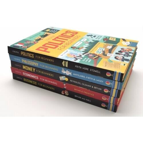 6-12 year 5 book/set Children English story book Usborne for beginners Economic philosophy financial Children early education