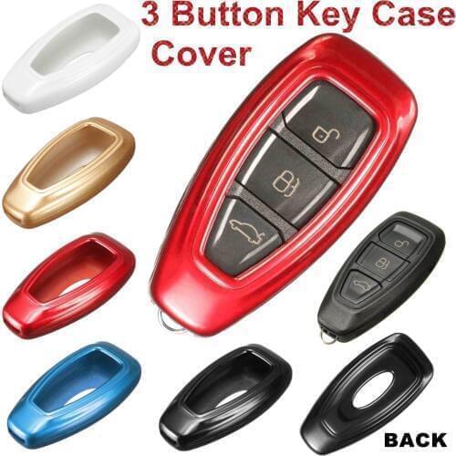 5 Color Plastic 3 Button Car Remote Key Case Fob Cover For Ford /Fiesta /Focus /Mondeo /Kuga