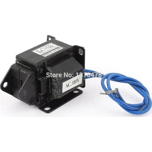 SA-1192 AC 110V 10mm 0.8kg Push Pull Type Lift Magnet Solenoid Electromagnet