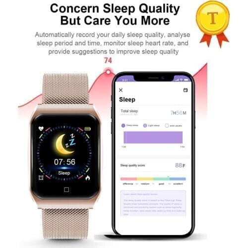 Sleep quality Smart band Blood Pressure Heart Rate Waterproof Sport Watch Men Women smart watch bracelet For Android IOS