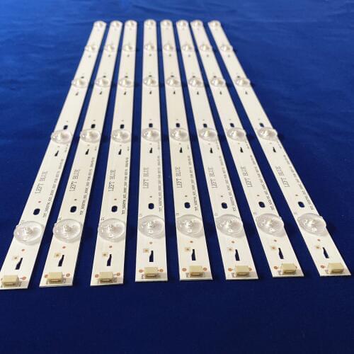 LED Backlight strip lamp For TCL L50F3800A led strip 4C-LB500T-YH2 TOT-50D2700-8X5-3030C-5S1P
