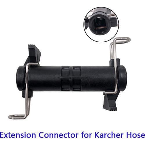 Black Nylon Hose Extension Connector For Karcher K2 K3 K4 K5 K6 K7 High Pressure Cleaner Hose Extension Joint Auto Parts