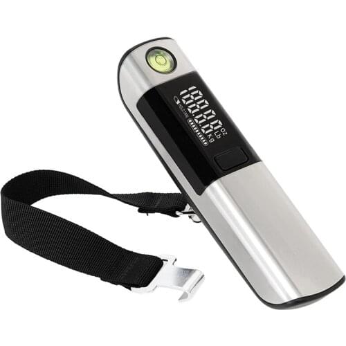 Luggage Scale with Built-in Tape Measure, with Horizontal Bubble Digital Portable Travel Suitcase Weigher (Digital)