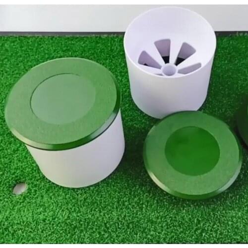 Golf Hole Cup Cover Holes Protective Cap Training Aids Weatherproof Cover