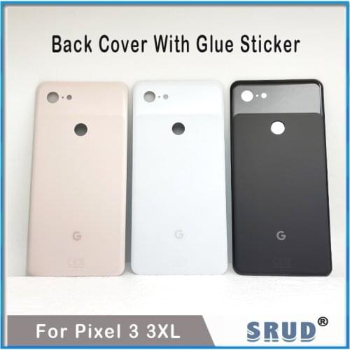 1Pcs Original Back Battery Cover Door Rear Glass Housing Case For Google Pixel3 Pixel 3 XL 3XL 6.3" Replacement