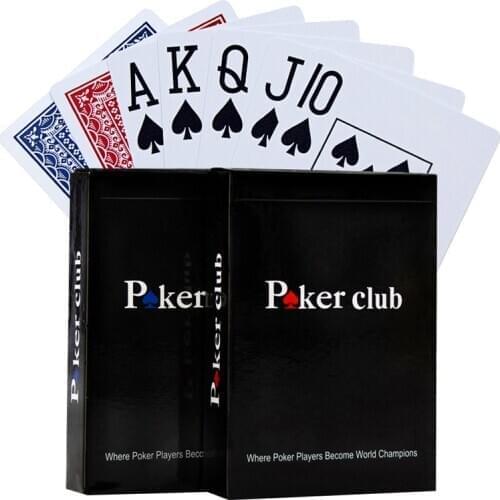 10 Set/Lots Smooth Waterproof Baccarat Texas Hold'em Plastic Playing Cards PVC Poker Club Cards Board Games 63mm * 88mm qenueson
