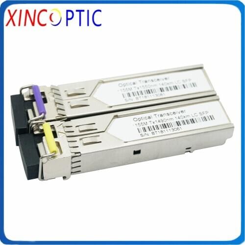 155Mbps 1490/1550nm 140KM SC LC SFP Bi-Directional Transceiver,155M WDM BIDI DDM SC/LC SFP Fiber Transceiver Module