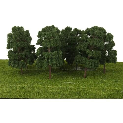 20Pcs Abies Holophylla Model Trees Layout Train Railway Scene 1:150 N Scale