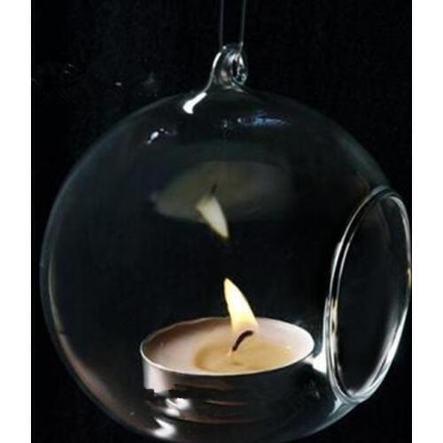 5pcs/lot 6cm Crystal Glass Candlestick Weeding Home Decor Hang Candle Holders Romantic Dinner candle holder JY 1209