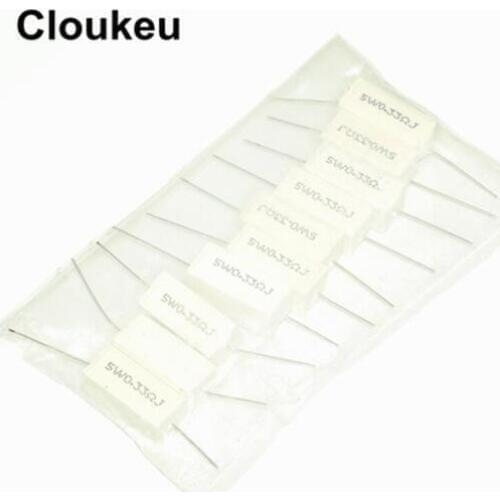 5W Cement resistance switch 0.1R 0.15R 0.22R 0.25R 0.33R 0.47R 0.5R 1R 1.5R 2R 2.2R 3R 4.7R 5R 10R 20R 22R 33R 47R 50R