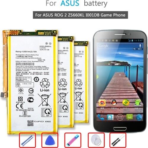 C11P1901 6000mAh Game Phone Battery For ASUS ROG 2 ZS660KL I001DB Game Phone Bateria