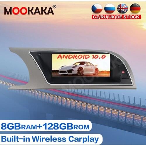 For Audi A5 2009 - 2015 Android 10.0 8G+128GB Car Multimedia Player GPS Navigation Auto Radio Stereo Carplay Recorder Head Unit