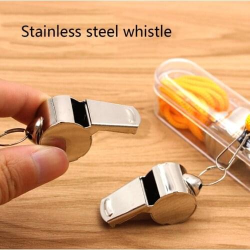 Safety Whistle w/t Yellow Lanyard Suitable for Different Heights Competitive Sport Outdoor Game Loud Crisp Whistle