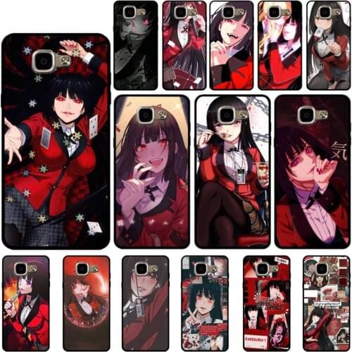 YNDFCNB Kakegurui Phone Case for Samsung A6 A8 Plus A7 A9 A20 A20S A30 A30S A40 A50 A70