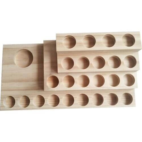 Wooden Essential Oil Storage Rack Organizers for Storage & Tabletop Display