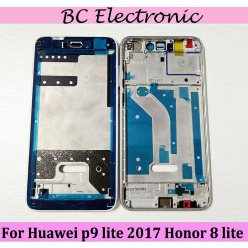 For Huawei Honor 8 Lite/ P9 Lite 2017/ P8 Lite 2017 Mid Faceplate Frame Middle Plate LCD Supporting Frame Bezel Housing Parts