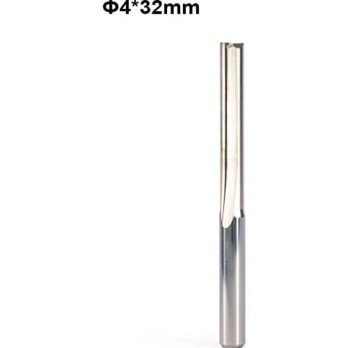 5pcs CNC machine tool engraving machine tool 2 Flute Milling Cutter4mm x 32mm Straight Shank End Mill CNC Durable Router Bits