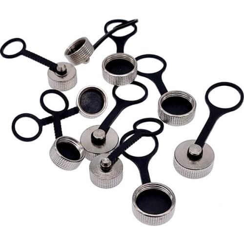 GX12 GX16 Aviation Connector Plug New Cover Waterproof Dust Metal Cap Circular Connector Protective Sleeve