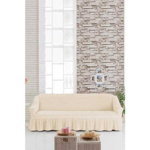 Skirted Cotton Seat Sofa Cover All Seasons Suitable for Use For Easy To Clean Dry Quickly in the Washing Machine Couch Furniture Living Room