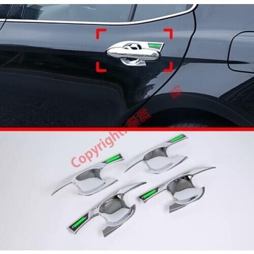 ABS Chrome Door Handle Bowl Cover Cup Trim Molding Garnish For Toyota Camry MK8 2018 2019
