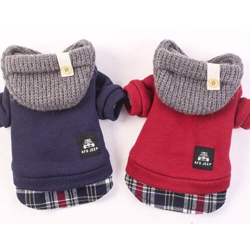 Coat pet Clothing dogs Cartoon for dog Clothes small Costume thermal French Bulldog warm cute autumn White boy collar perro