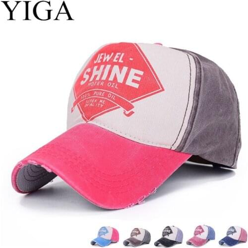 YIGA 2018 New Fashion Fashion sunscreen baseball hat wild hit color letters visor for Man Women wholesale