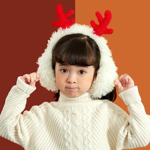 New Fur Solid Color Earmuffs Infant Boys Girls Christmas Festive Winter Gift Headphones Fashion Cute Outfit Keep Warm