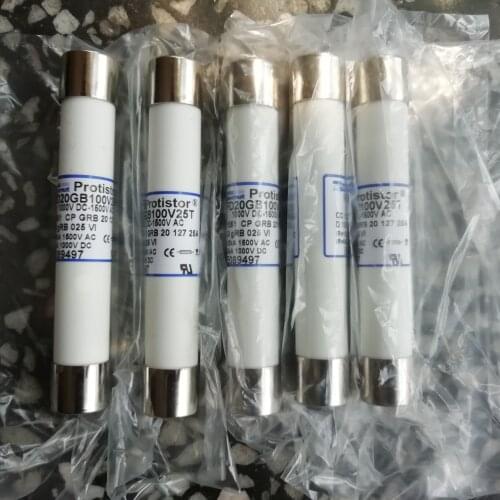 Fuses: FD20GB100V25T CC1051 CP GRB 20. 127 25 E089497 / FD20GB100V32T F089498 / FD20GB100V125P X095700 aR