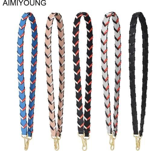 AIMIYOUNG Bag Strap Shoulder Bag Belt Wide Strap Crossbody Bag Pu Leather Belt Replacement Strap Accessory Bag Part Belt For Bag