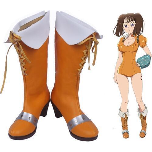 LIVA GIRL The Seven Deadly Sins Diane Serpents Sin Cosplay Boot Japanese Anime Shoes