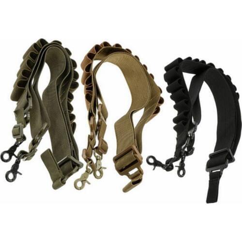 Tactical 2 Point Gun Sling Shoulder Strap Outdoor Military Rifle Sling With QD Metal Shotgun Belt Hunting Gun Accessories