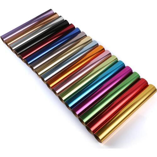 25cm*100cm PU heat transfer Soft bronzing vinyl film T-shirt Iron On HTV Printing number patterns sportswear Home decoration