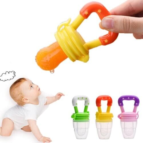 Learn Feeding Fruit Speen Pacifier Fruit Handle Feeding Pacifier Fruit Baby Nipple Fresh Food baby pacifier Feeding toy