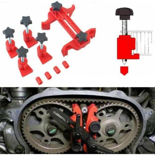 Universal Camshaft Dual Cam Clamp Locking Alignment Timing Belt Gear Tool Holder