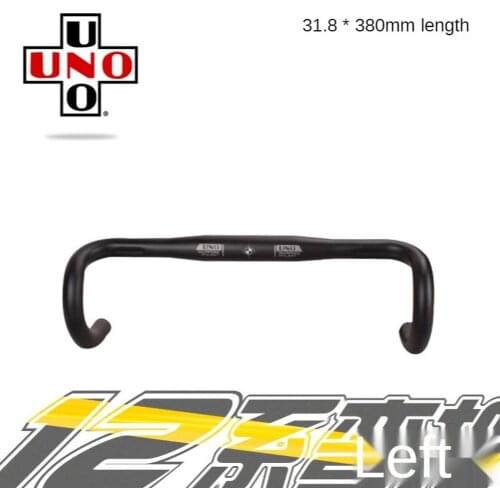 UNO Bicycle Road Bike Race Wind-breaking Bending Handle Horizontal Light Weight Refitting 31.8*400 Aluminum Alloy Bike Handlebar