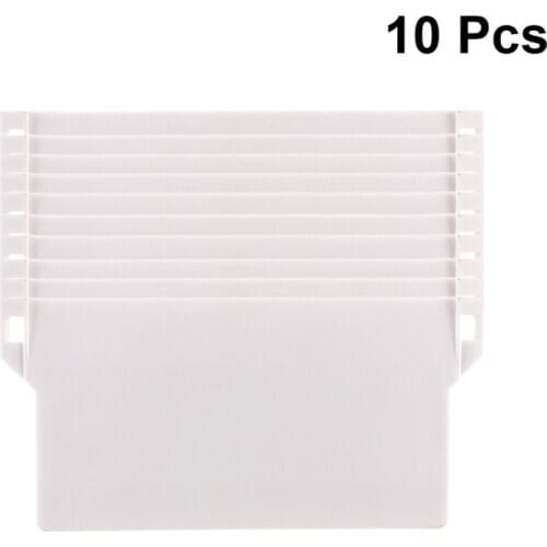 10PC 89MM Vertical Blind White Bottom Weights Slats Portable Bottom Plate PVC Vertical Blind Fittings Roller Accessories